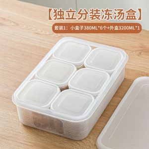 Food Grade Frozen Soup Special Packaging Box High Soup Chicken Soup Bone Broth ness Box Refrigerator Freezing Storage