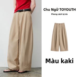 Toyouth | Quần Dài Mỏng Mềm Mại Phong Cách Chùng Rũ