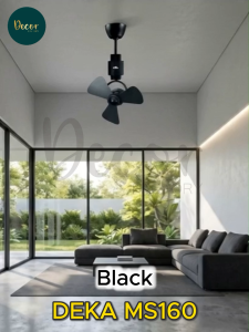 DEKA Fan DEKA MS160 16 Inch Wall & Ceiling Fan 3 Blades 12 Speed DC Motor With Remote Control Corner Fan Kipas Siling
