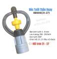 10 Béc tưới thân xoay 2 tia BB 906 (21-27) tưới 360 độ dùng tưới, rau, hoa màu, cây ăn trái. 