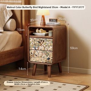 MR ART | Retro Small Bedside Table