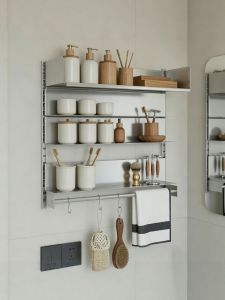 ALEDAN | Adjustable Cosmetic Storage Rack Wall Mounted
