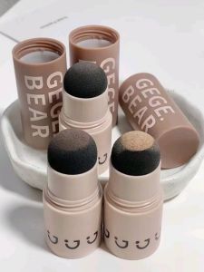 Waterproof Sweatproof Hairline Filling Powder Stick Clay Men Women Shaping Volumizing Powder Hair Gap Fill Tool Makeup Brush