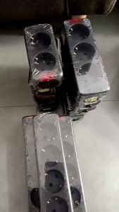 Stop Kontak Arde HITAM 1L 2L 3L 4Lubang 5 Lubang TANPA KABEL BLACK SERIES / Colokan Listrik Hitam