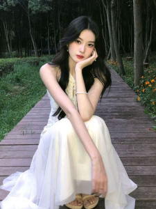 New Chinese Style National Trend Reformed Cheongsam Dress Bodycon Skirt Summer Popular Soft Index Medium Lace Fabric A-Line Skirt