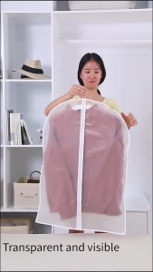 Clothes Cover /Clothes Dust Cover/Dress Bag for Storage/Garment Bag with Zipper/Hanging Durable Suit Garment Dustproof and Moisture-Proof Bags