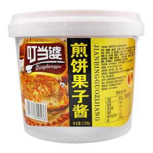 Commercial Xiaoshiguo Pancake Sauce Dingdang Mother Original Flavor Grain Pancake Wrapping Sauce for Business Use 2.25kg Bottle