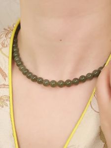 Elegant Nephrite Jade Necklace