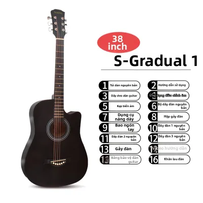 Đàn Guitar Acoustic Gỗ cho Người Mới Bắt Đầu