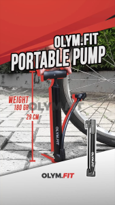 OLYM.FIT Bicycle Bike Mini Portable Pump Holder Air Tyre Ball Inflator Presta Schrader Cycling Accessories
