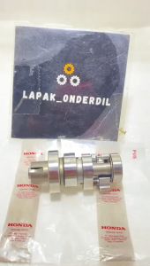 CAMSHAFT COMP NOKEN AS HONDA GENIO BEAT LED DELUXE SCOOPY DONAT 2020 SAMPAI 2023 KODE PART 14100-K0J-N00 BARUS GRES ORIGINAL ASLI HONDA