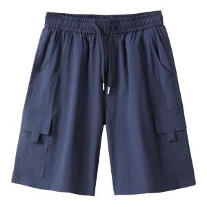 Quick-Dry Lightweight Loose Workwear Shorts with Multiple Pockets