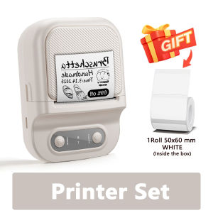 Portable Printer Mini Label Printer Self-adhesive Inkless 12-58mm Label Makers For Photo/Label/Home/Office/Business/Gifts As B21