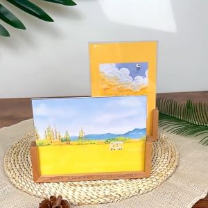 ingkai kayu jati Transparan uk 6R ( 15x20 cm )