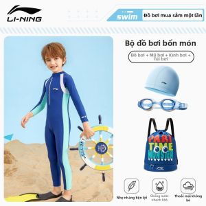 Li-Ning | Bộ Đồ Bơi Toàn Thân Cho Trẻ Em Chống Nắng và Chống Nóng