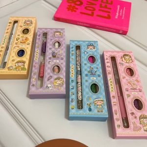Paket Pulpen Glitter Manik Manik Mainan Hiasan DIary - Motif Pen DH-S349 - aksesoris pernak pernik estetik aesthetic jurnal diary lucu unik hadiah sovenir alat tulis anak kerja sekolah kantor