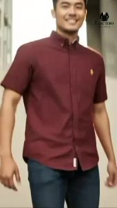 Mens short Sleeve Design Casual Slim Fit/PROMOSI Kemeja Lelaki PolooLengan panjang Trending