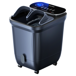 AUX Automatic Heated Massage Foot Bath Tub Home Health Care High Deep Bucket with Remote Control Touch Screen Waterproof