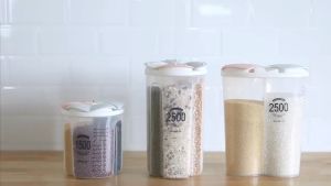 SG STOCK--New Colour Multi-Compartment Storage Container | Spaghetti | Cereal | Plastic | Food | Kitchen | Snack | Bean |