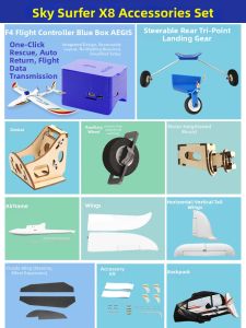 Gliding Plane Accessories Kit for JETpower Soaring Aircraft