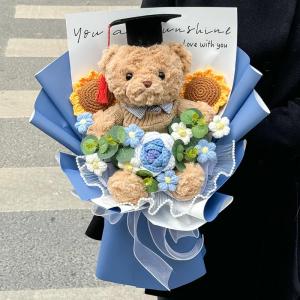 Cute Creative Gift Bouquet with Teddy Bear Plush Toy