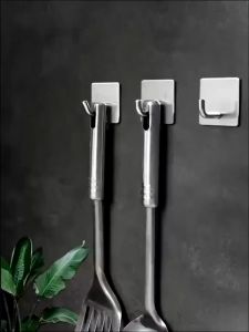 Móc INOX Treo Đồ Đa Năng Treo Đồ Dùng Cá Nhân Treo Chìa Khóa Móc Dán Tường Siêu Dính.