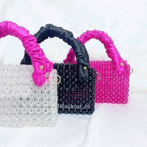 Tas Manik Muat HP | Beaded Bag | Sling Bag | Handle Bag | Tas Monte