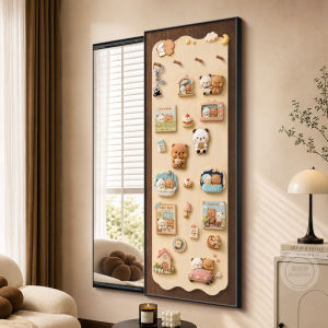 RUIBAHAO | Retro Magnetic Sliding Invisible Full-length Mirror