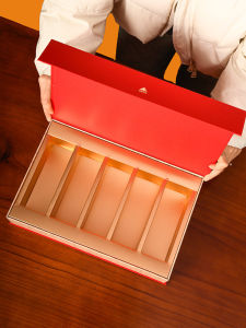 Bộ Trà Rhyme Phương Đông Cao Cấp Áo Choàng Lớn Màu Đỏ Túi Truyền Nhỏ Trà Đá Quế Cinnamon Màu Đen Trà Vàng --- Hộp Quà Tặng Có Thể Tùy Chỉnh