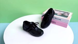 LUCKIDS Black  shoes for kids casual  formal school shoes for kids size 27-38