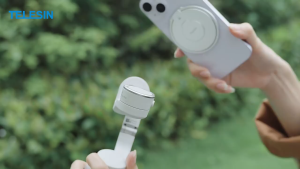 TELESIN Magnetic Phone Holder Ring Finger Grip Stand