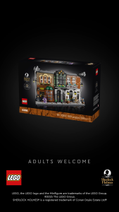 [BrickMonster] Lego 10351 Icons Sherlock Holmes: Book Nook
