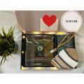 GIFT BOX KAIN PELIKAT GAJAH DUDUK + SEJADAH + TASBIH - Gift Box for Man / Ayah / Bapa. 