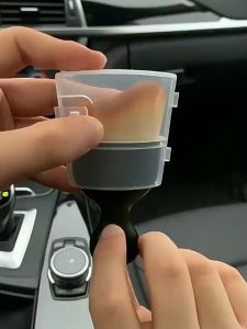 Chổi vệ sinh nội thất ô tô MYT Cọ mini lông mềm dùng trên ô tô Chổi quét mini đầu cong sợi lông mềm dùng vệ sinh xe hơi