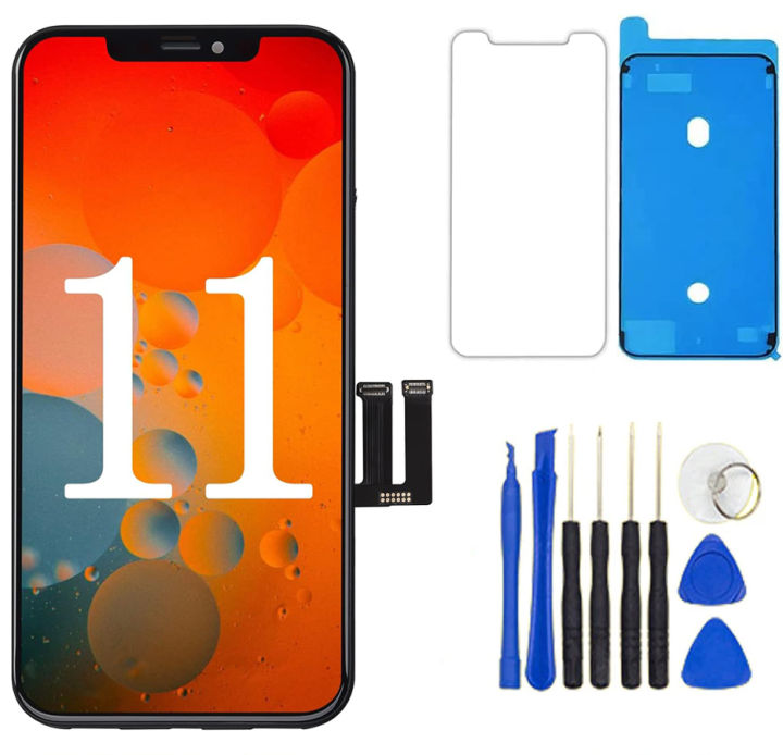 OLED Pantalla For iphone 11 LCD Display Touch Screen Digitizer Assembly ...