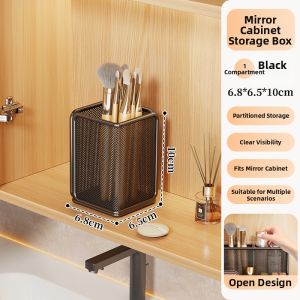 MUGG | Bathroom Mirror Cabinet Storage Box for Cosmetics Skincare Face Masks