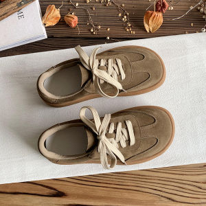 Genuine Leather Cute Trainer Shoes College Style Womens Sport Shoes Casual All-Match 2025 New Fashion Flat Heel Rubber Sole