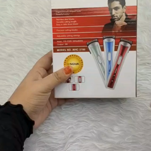 Nova NHC-780 Rechargeable Steel Blade Hair & Beard Trimmer | Mesin Trimmer Rambut & Janggut