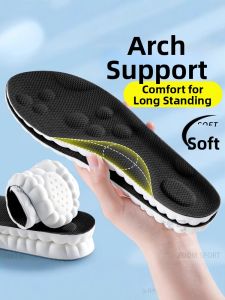 ZHIHAOEN | Elastic Shock Absorption Support Insoles with Massage Effect for Long Standing Breathable Sweat Absorbing