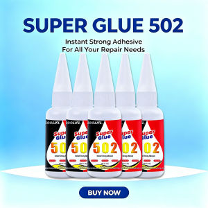 502 Super Glue Instant Strong Adhesive Quick Dry Multi Purpose Repair Glue for Plastic Metal Wood Ceramic Shoes DIY Craft Repair