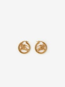 Burberry | Knight Emblem Hoop Earrings