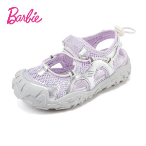 Barbie | Girls Princess Sporty Creeking Sandals Soft Bottom Mesh