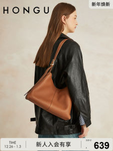 Red Valley Womens 2025 New Style Soft Cowhide Leather Underarm Bag Commuting Single Shoulder Hobo Bag Fashionable Casual Handbag