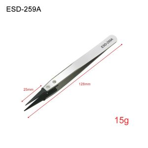 1 CÁI Nhíp Chống Tĩnh Điện Chính Xác Bằng Thép Không Gỉ Siêu Bền Dùng Cho Việc Xử Lý Linh Kiện Điện Tử