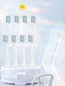 Electric Toothbrush Heads Compatible with Xiaomi T300/T500 Replacement Brushes for Deep Cleaning Adult Hardness Grade 4 Pieces