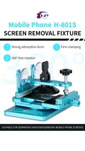 HZY 3 IN 1 Rotation Multi-Purpose Fixture 360° Mobile Phone Heating Free Screen Removal Separate Clamp Back Cover Diassembly