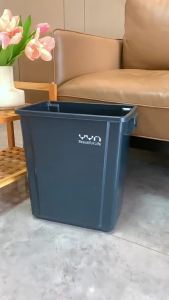 Aesthetic Narrow Uncovered Trash Bin