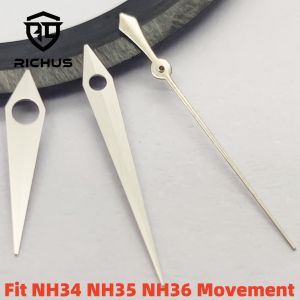 RICHUS Silver Watch Hands Fit NH34 NH35 NH36 ETA2824 2836 Miyota8215-DG Movement Watch Accessories