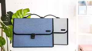 Portable Accordion Expanding File Folder A4 Document Organizer Portfolio Holder Large Capacity Bag