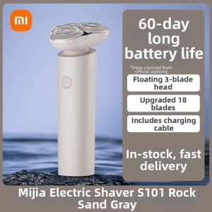 Xiaomi | Portable Mini Electric Shaver Xiaomi Mijia S200 for Men Stainless Steel Blade Double Head Rotating Type Shaving Razor
